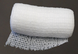 FIXA-CREP - Fixační elastické obinadlo s tahem 100%, 8 cm x 4 m, KRAB (20 kusů)