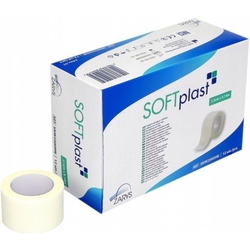 SOFTplast-
Lepící páska z netkané textilie bez absorpčního - 2,5 cm x 9,14 cm 